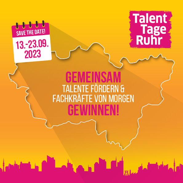 Save The Date TalentTage Ruhr 2023